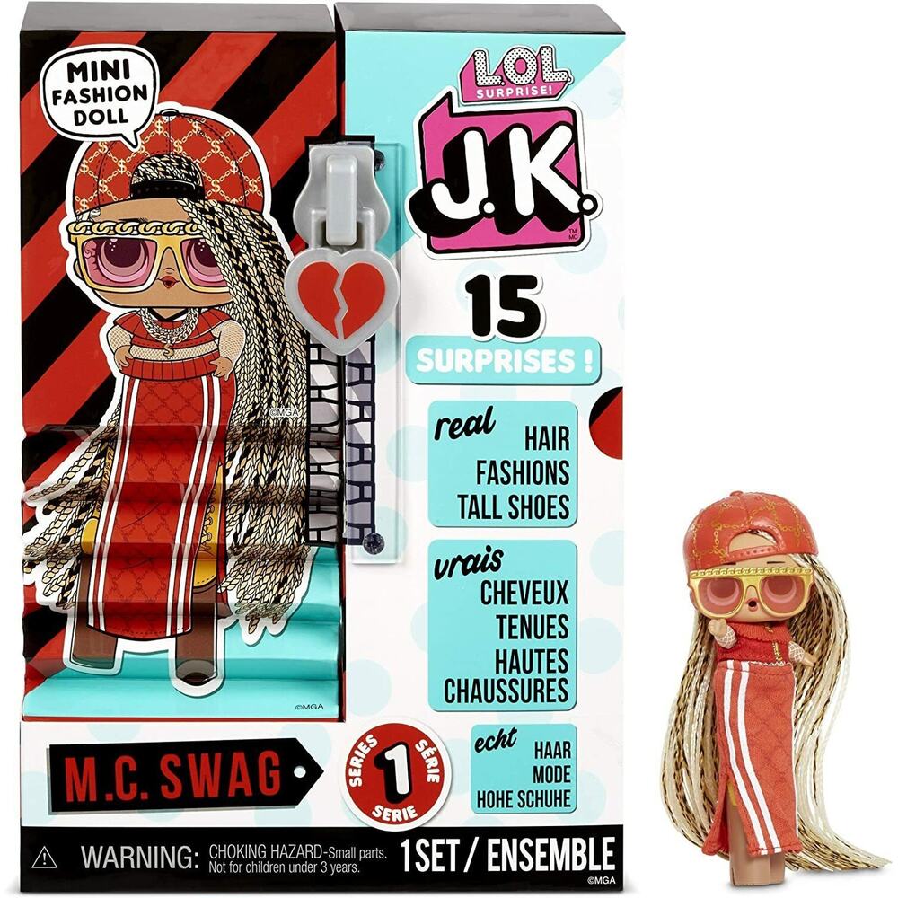 NEW LOL Surprise JK 2020 Mini Fashion 5" Doll "M.C.SWAG"